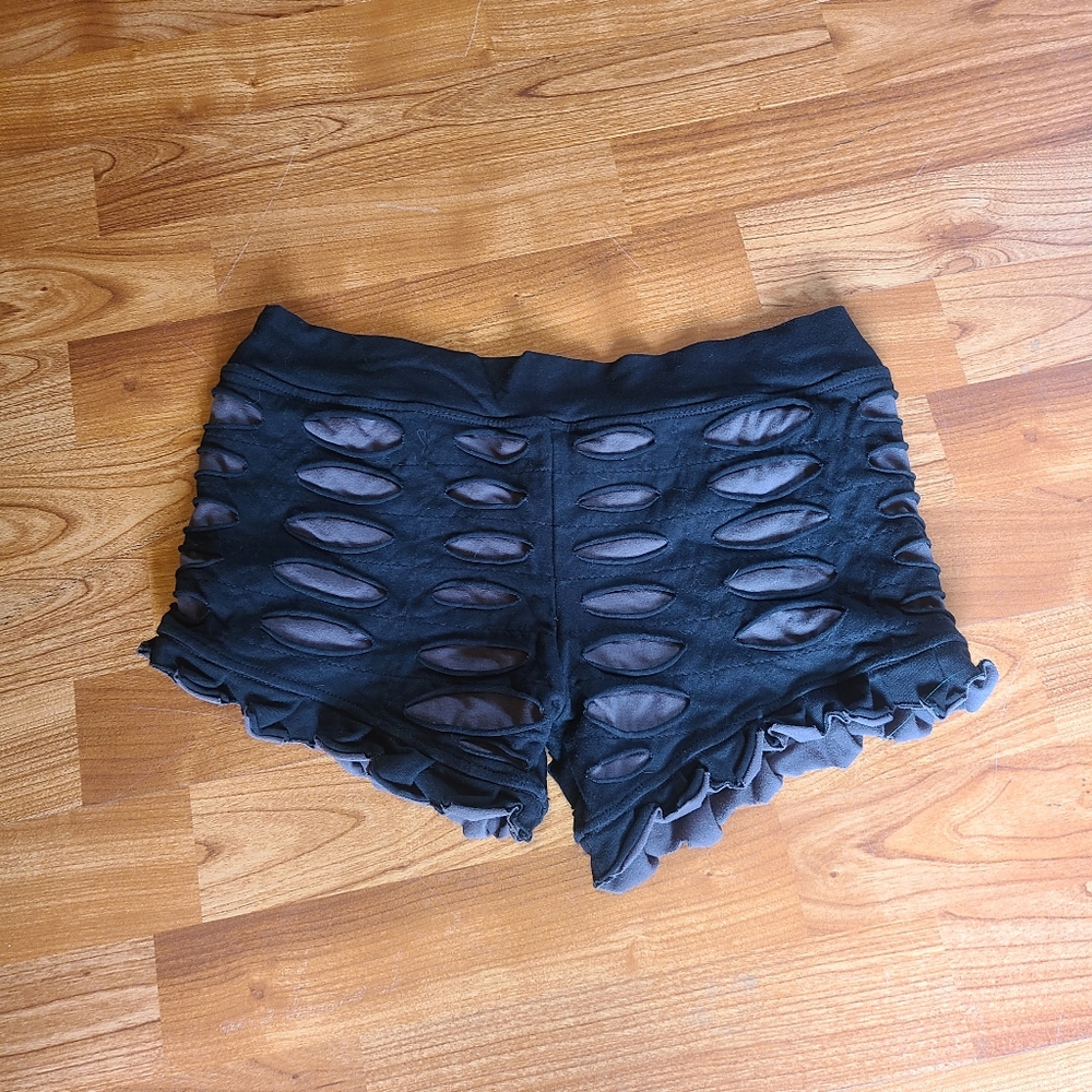 Rabbit & Empee booty shorts Burner Festy Mad Max